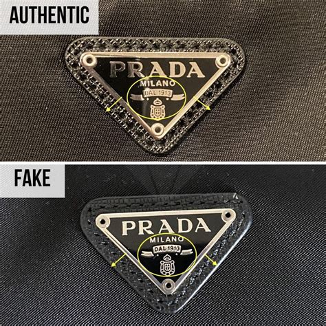 How to Spot Fake Prada Logo Bags: 7 Ways to Tell Real Handbags.